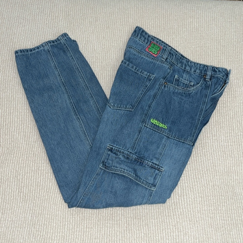Empyre Blue Denim Cargo Women's Jeans